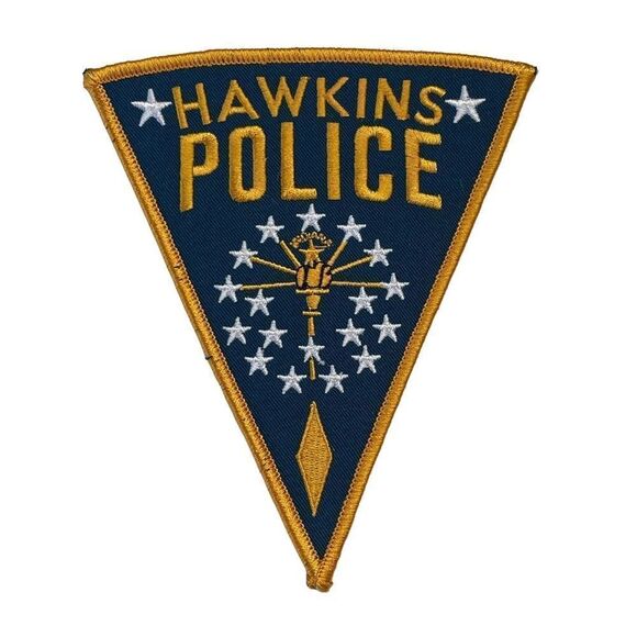 Stranger Things Hawkins Police Embroidered Patch - Picture 1 of 4